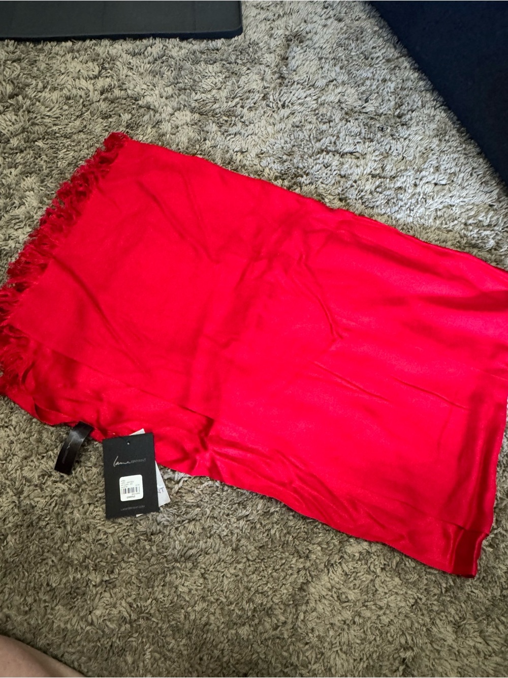 Lane Bryant Red Fashion Scarf with Tags